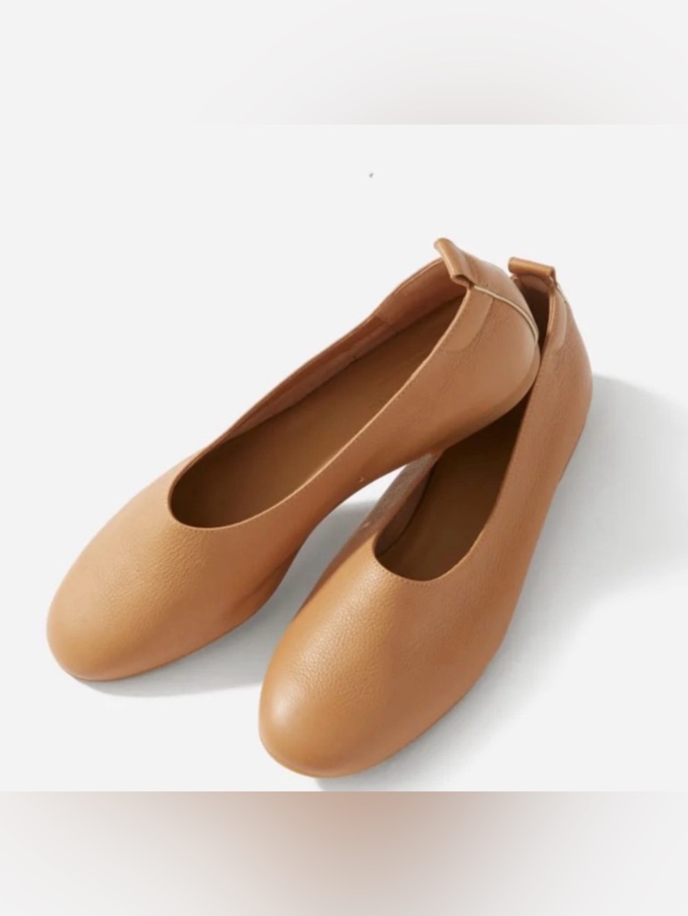 Everlane Women's Tan Leather Day Glove Ballet Flats